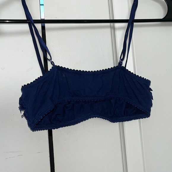 Victoria’s Secret small navy lace ruffle bra bralette - Picture 6 of 6